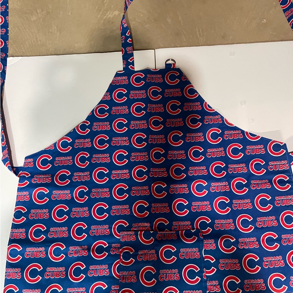 Chicago Cubs Blue BBQ Apron